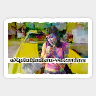 eXploitation-vocation Death Proof Logo Sticker